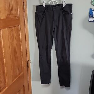 Gray slim fit chino pants